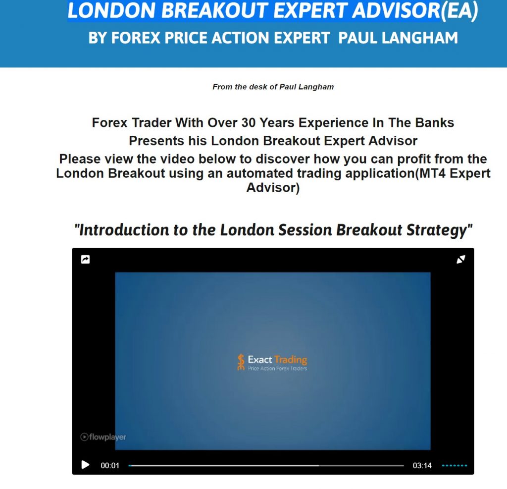 London Breakout EA